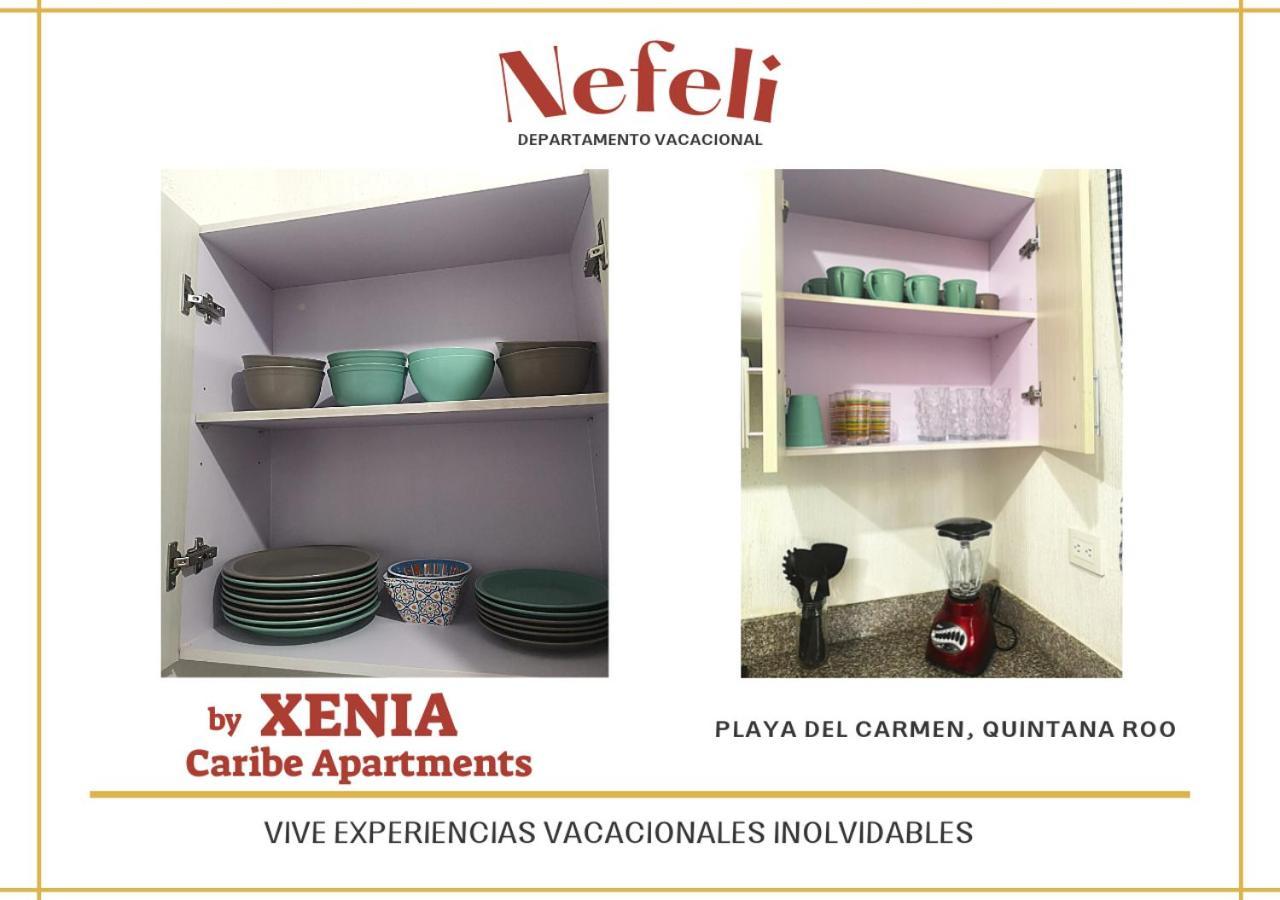 דירות פלאייה דל כרמן Nefeli Departamento By Xenia Caribe מראה חיצוני תמונה
